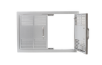 Bull 30″ Stainless Steel Vented Double Door with Reveal