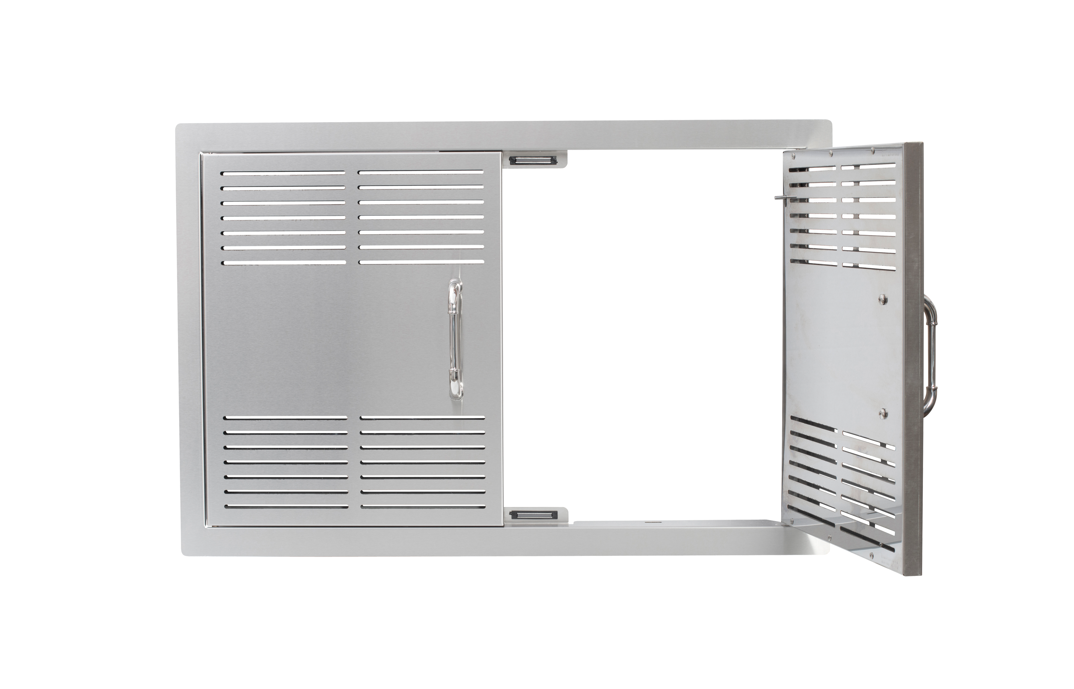 Bull 30″ Stainless Steel Vented Double Door with Reveal
