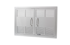 Bull 30″ Stainless Steel Vented Double Door with Reveal