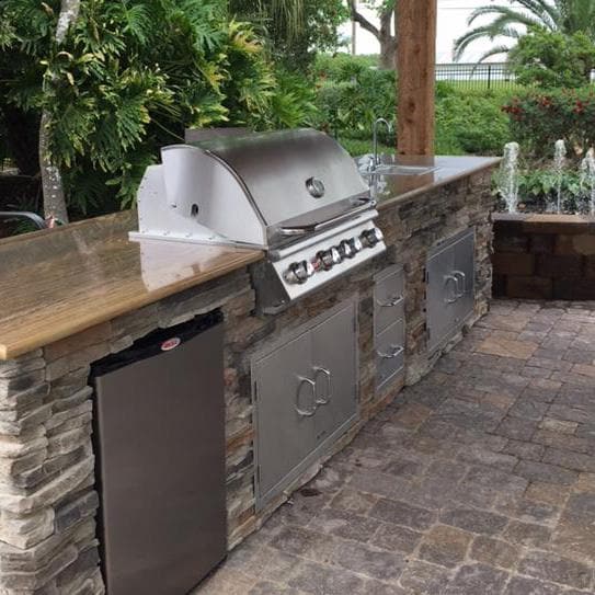 Bull Angus 30-Inch 4-Burner Built-In Natural Gas Grill