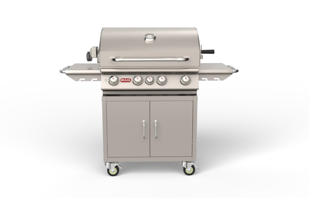 Bull Angus Cart – 4 Burner Stainless Steel Gas Barbecue
