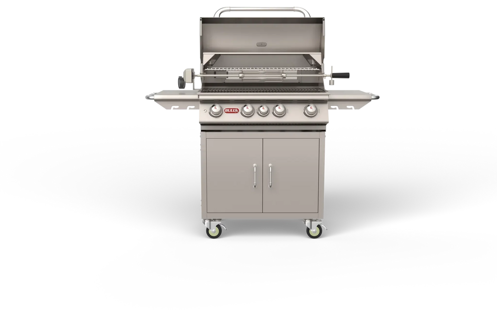 Bull Angus Cart – 4 Burner Stainless Steel Gas Barbecue