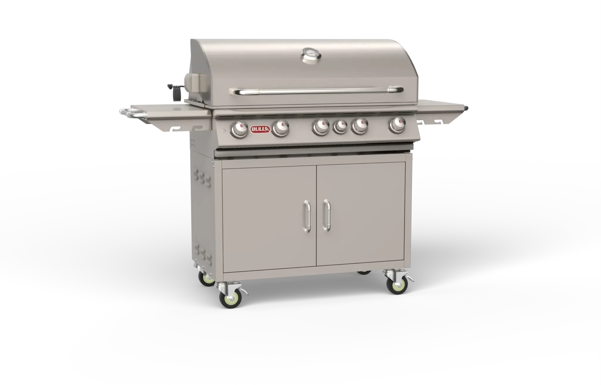 Bull Brahma Cart – 5 Burner Stainless Steel Gas Barbecue