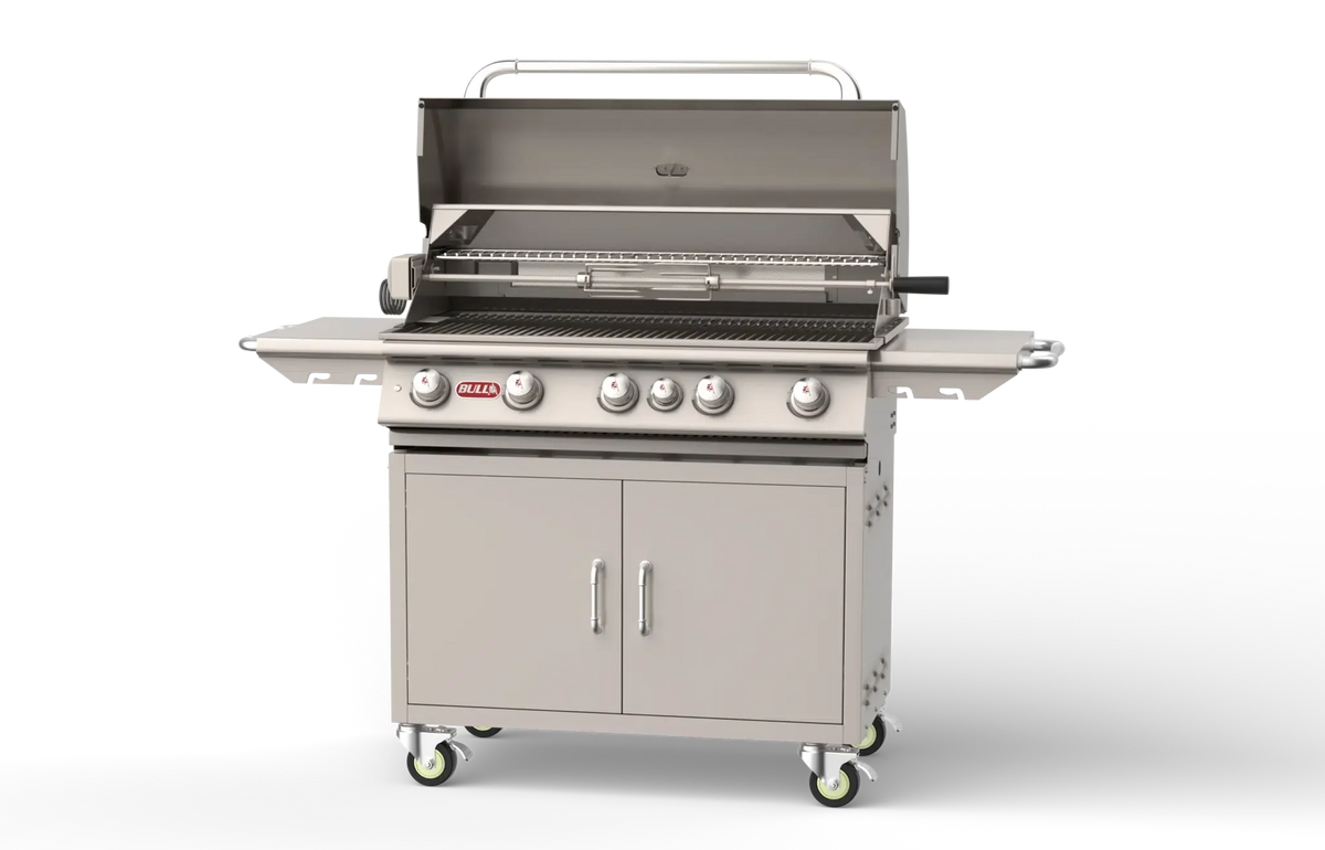 Bull Brahma Cart – 5 Burner Stainless Steel Gas Barbecue