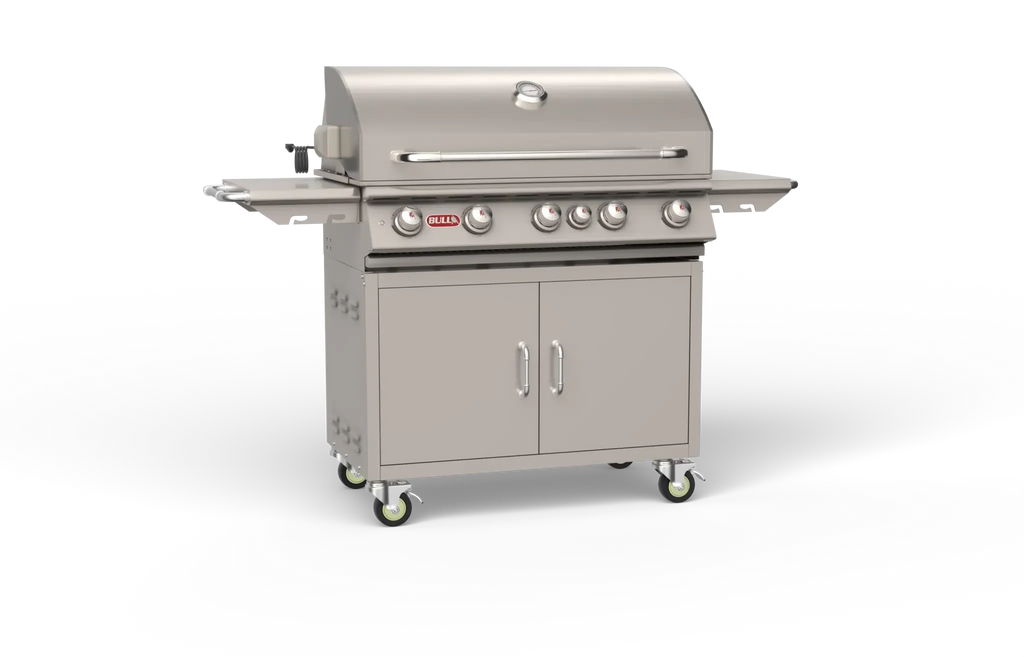 Bull Brahma Cart – 5 Burner Stainless Steel Gas Barbecue