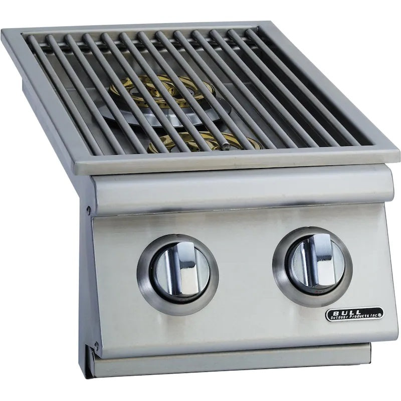 Bull Built-In Propane Gas Double Side Burner W/ Stainless