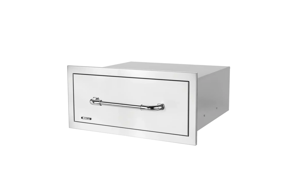 Bull Large Single Stainless-Steel Drawer with Reveal - 19980