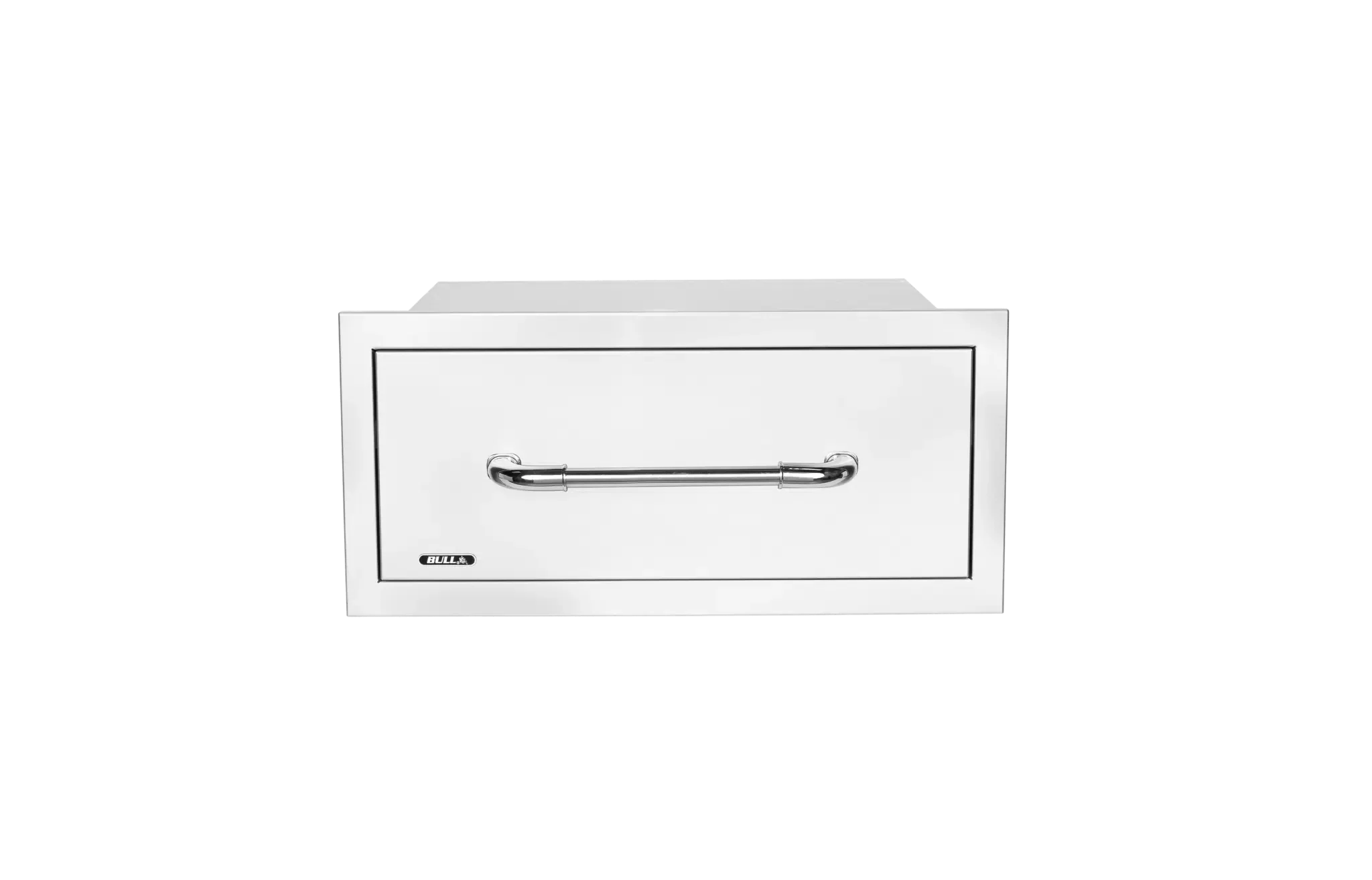 Bull Large Single Stainless-Steel Drawer with Reveal - 19980