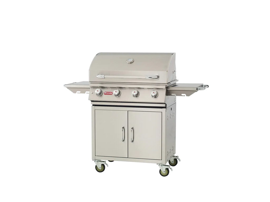 Bull Lonestar Cart – 4 Burner Stainless Steel Gas Barbecue