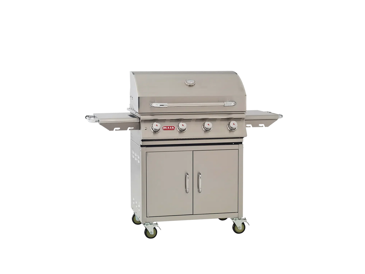 Bull Lonestar Cart – 4 Burner Stainless Steel Gas Barbecue