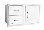 Bull Reversible 30” Stainless-steel Door/Drawer Combo