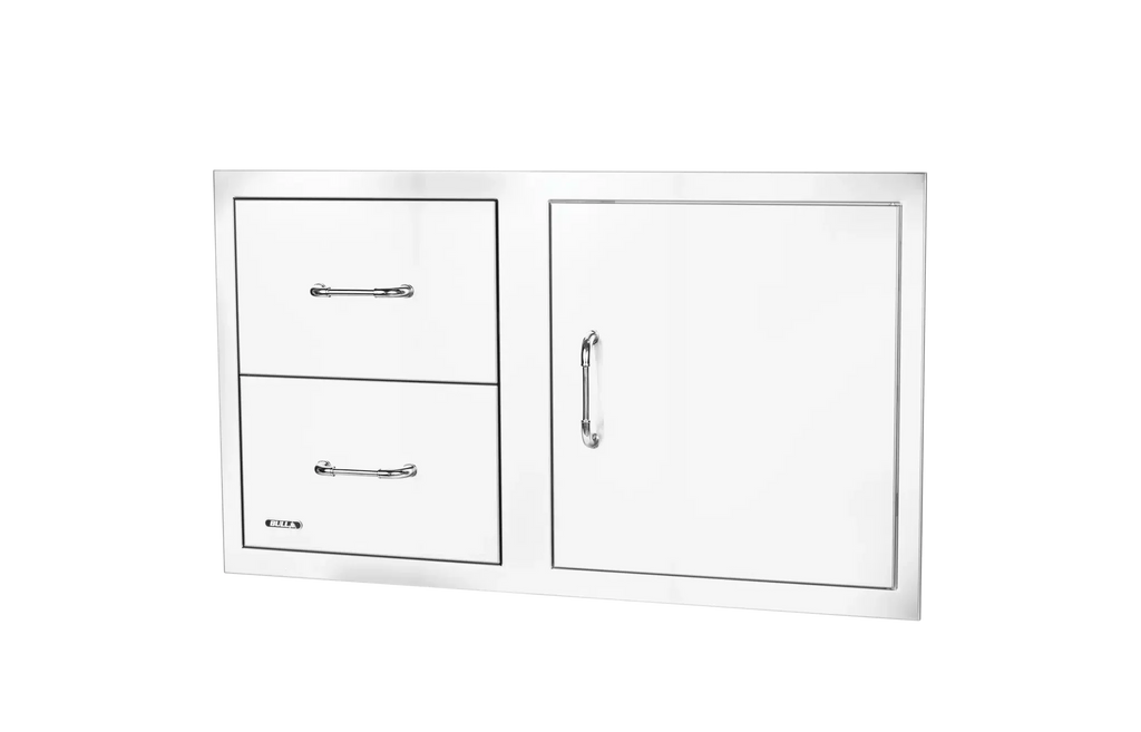 Bull Reversible 30” Stainless-steel Door/Drawer Combo