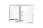 Bull Stainless-Steel Door/Propane Drawer Combo with Reveal
