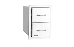 Bull Stainless Steel Double Drawer with Reveal - 56990
