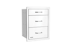 Bull Stainless Steel Triple Drawer System with Reveal