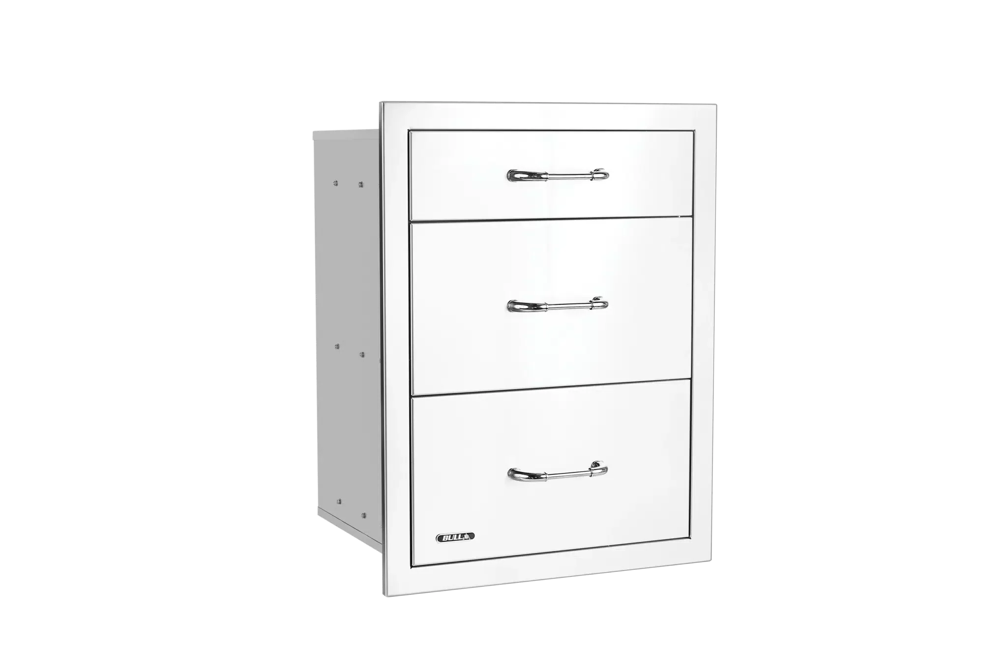 Bull Stainless Steel Triple Drawer System with Reveal