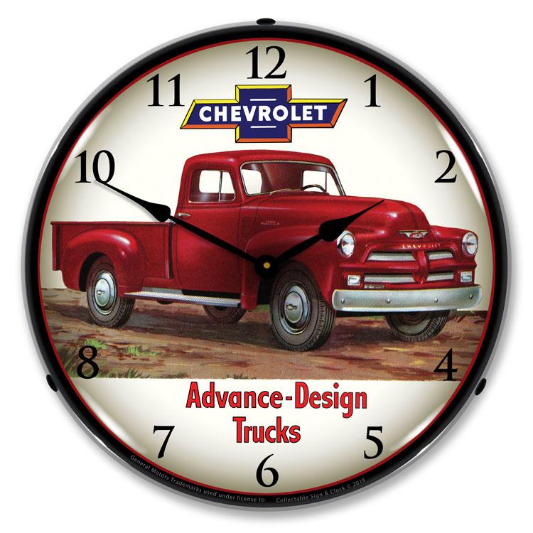 Collectable Sign and Clock - 1954 Chevrolet Truck 2 Clock - 