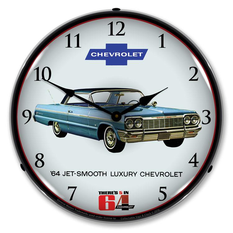 Collectable Sign and Clock - 1964 Impala Clock - Wall Clocks