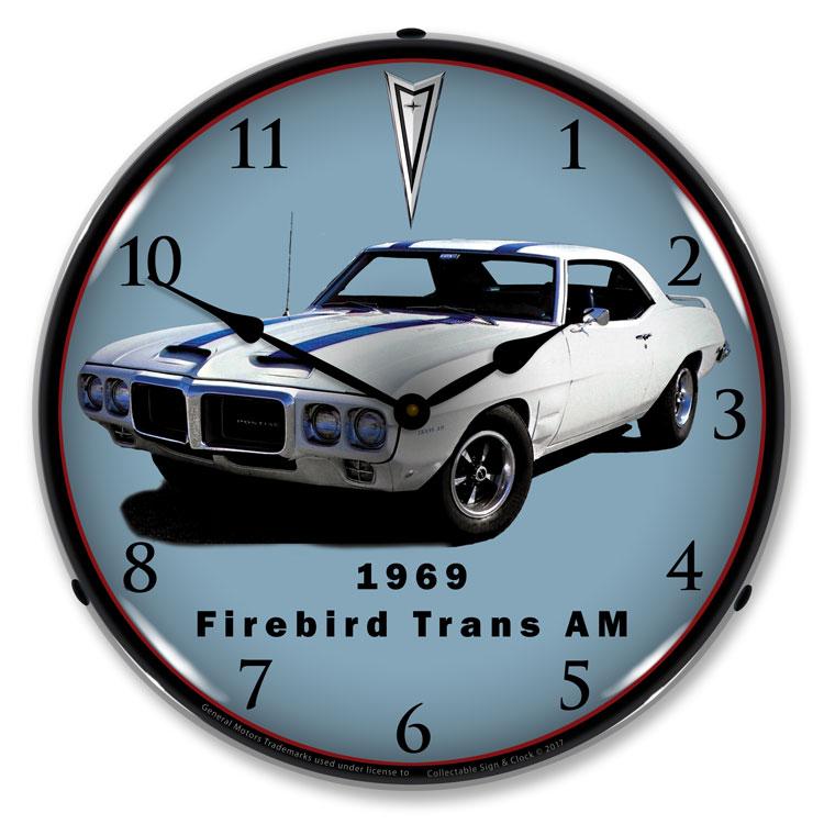 Collectable Sign and Clock - 1969 Firebird Trans Am Clock - 