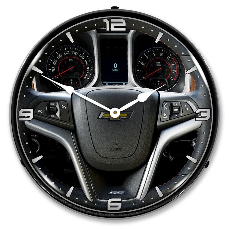 Collectable Sign and Clock - 2013 Camaro Dash Clock - Wall 