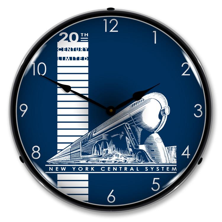 Collectable Sign and Clock - 20th Century Limited Clock - 