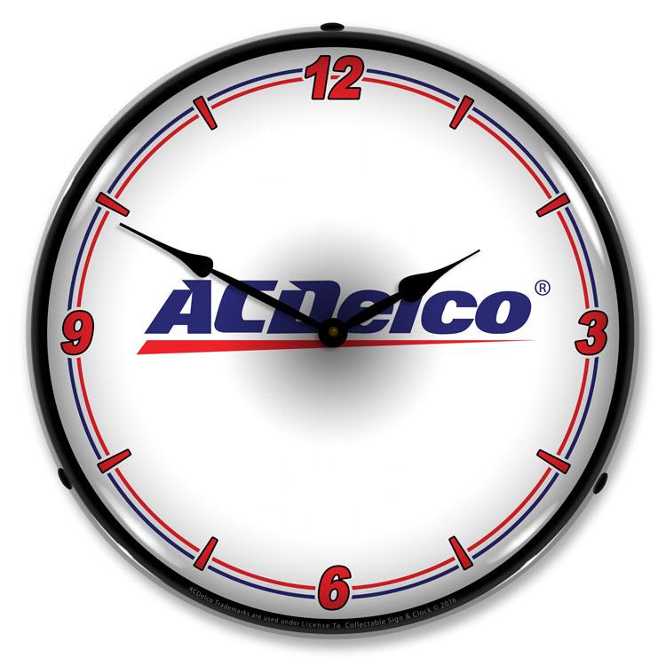 Collectable Sign and Clock - ACDelco WT Clock - Wall Clocks