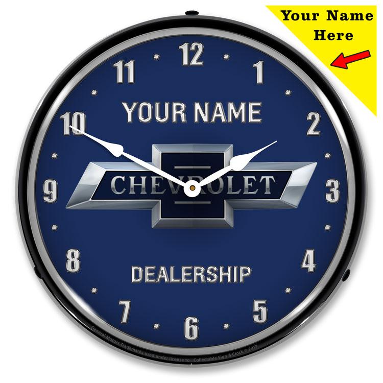 Collectable Sign and Clock - Add Your Name Bowtie 100th 