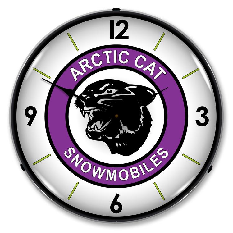 Collectable Sign and Clock - Artic Cat Clock - Wall Clocks