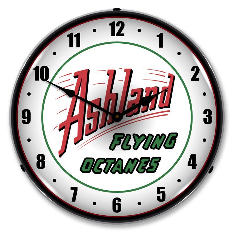 Collectable Sign and Clock - Ashland Gas Clock - Wall Clocks