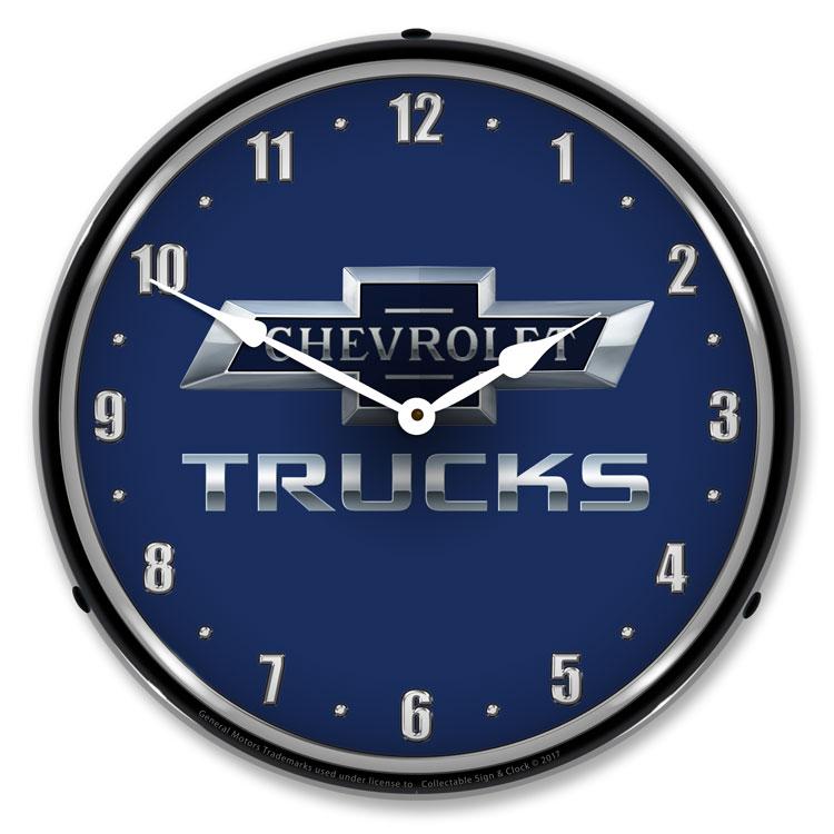 Collectable Sign and Clock - Chevrolet Trucks 100th 