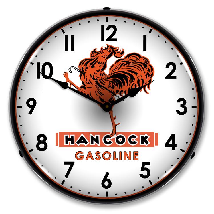Collectable Sign and Clock - Hancock Gas Clock - Wall Clocks