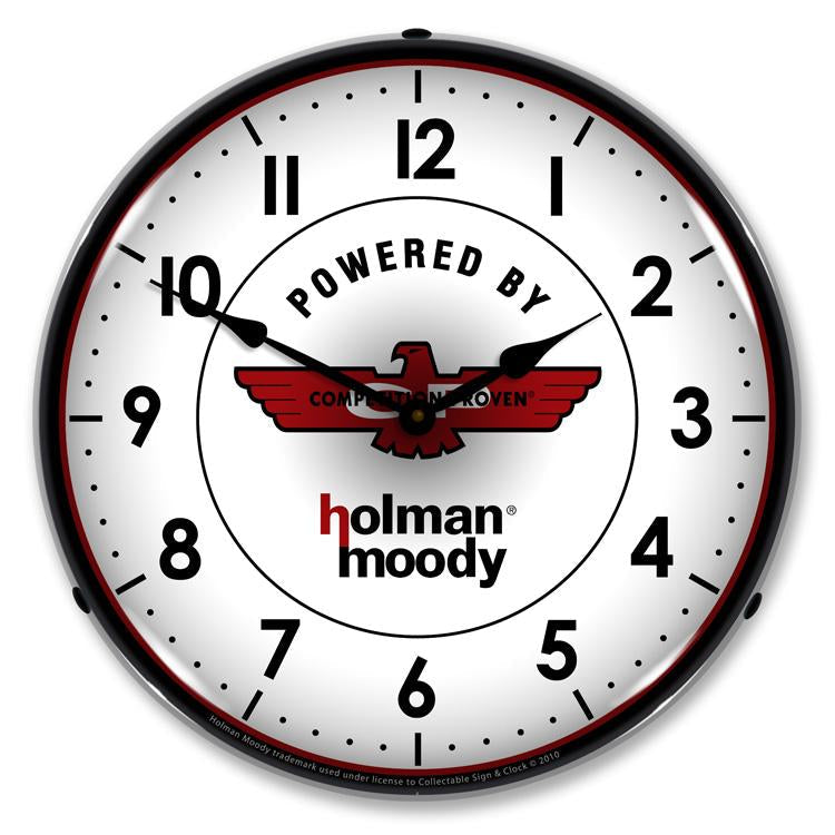 Collectable Sign and Clock - Holman Moody Clock - Wall 