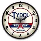 Collectable Sign and Clock - Lighted Tydol Gasoline Clock