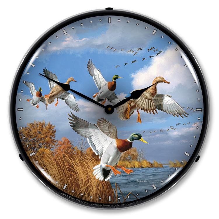 Collectable Sign and Clock - Mallards Clock - Wall Clocks