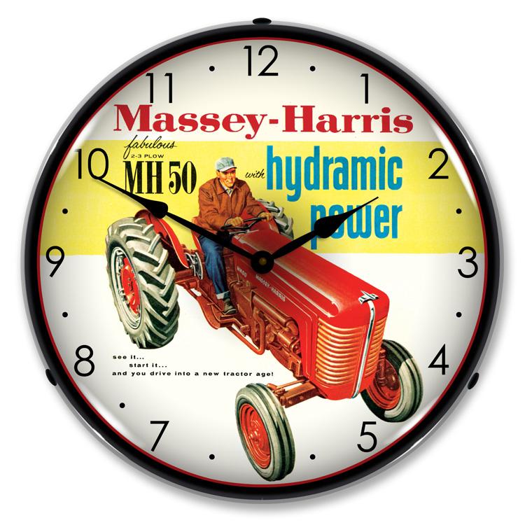 Collectable Sign and Clock - Massey-Harris Clock - Wall 