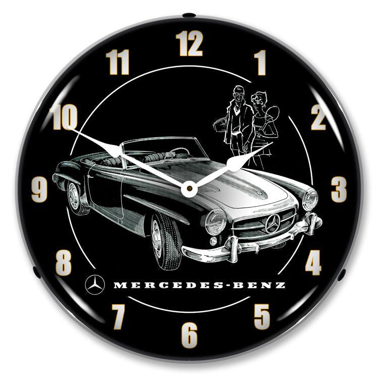 Collectable Sign and Clock - Mercedes Clock - Wall Clocks
