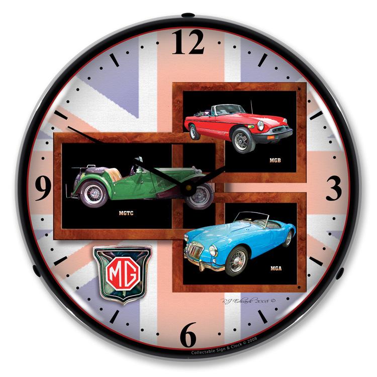 Collectable Sign and Clock - MG Clock - Wall Clocks