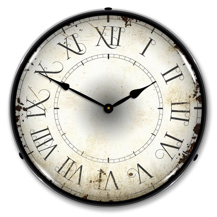 Collectable Sign and Clock - Roman Antique Clock - Wall 