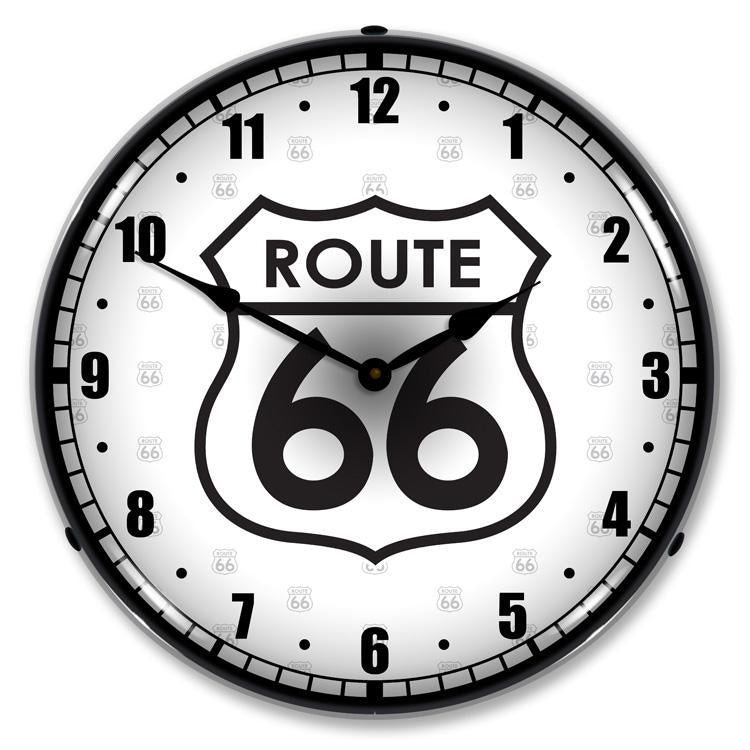 Collectable Sign and Clock - Route 66 Clock - Wall Clocks
