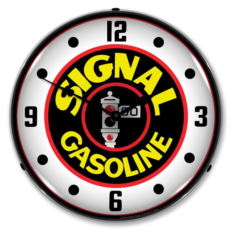 Collectable Sign and Clock - Signal Gas Clock - Wall Clocks