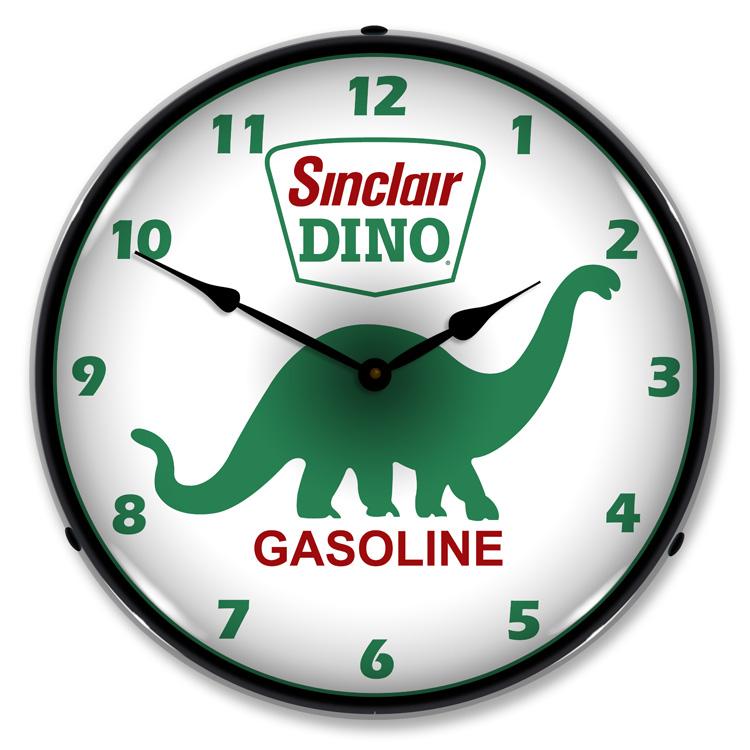 Collectable Sign and Clock - Sinclair Dino Clock - Wall 