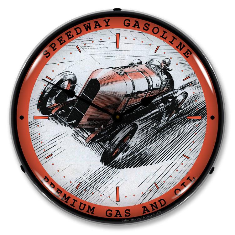 Collectable Sign and Clock - Speedway Gas Clock - Wall 