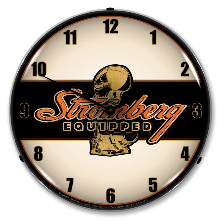 Collectable Sign and Clock - Stromberg Equipped Clock - Wall