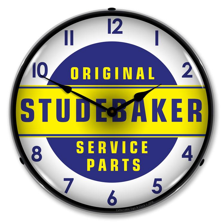 Collectable Sign and Clock - Studebaker Parts Clock - Wall 
