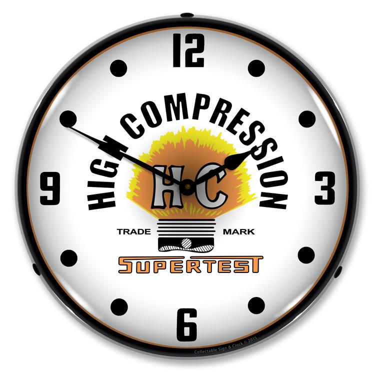 Collectable Sign and Clock - Supertest HC Clock - Wall 