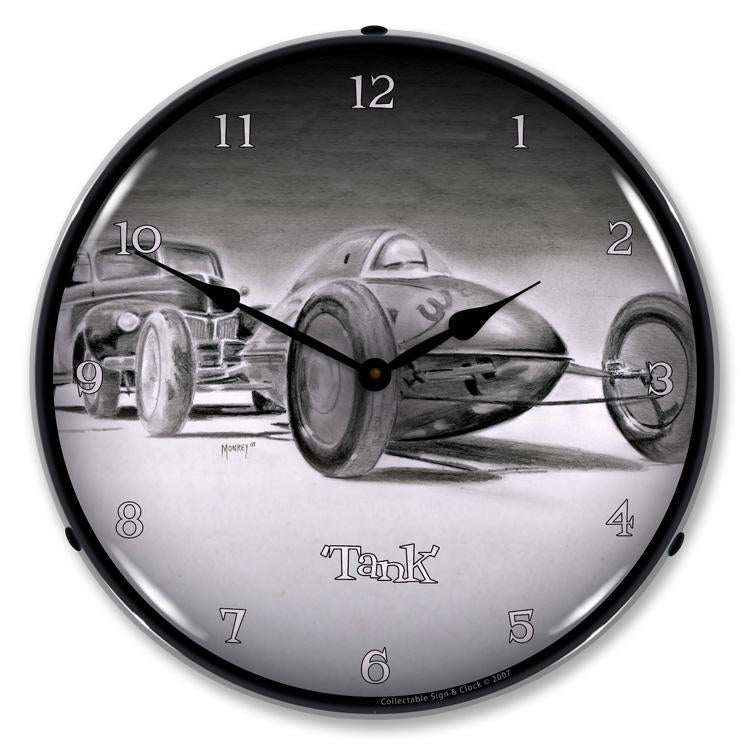 Collectable Sign and Clock - Tank Clock - Wall Clocks