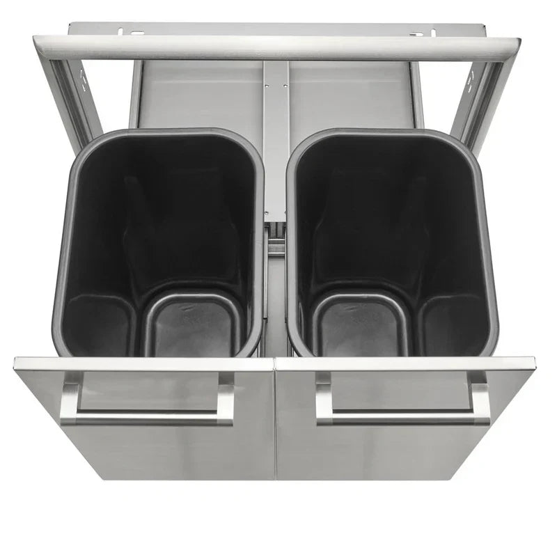 Coyote 26’’ Pull Out Trash and Recycle Bin - C3-TC