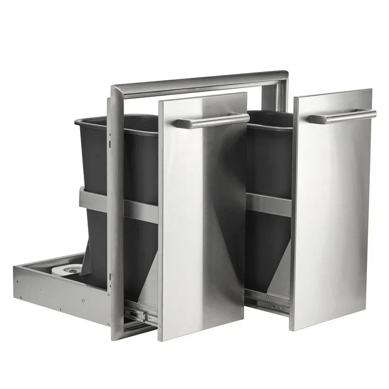 Coyote 26’’ Pull Out Trash and Recycle Bin - C3-TC