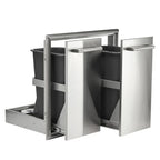Coyote 26’’ Pull Out Trash and Recycle Bin - C3-TC