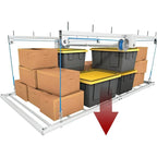 E-Z Storage 4′ x 8′ Retractable Ceiling Storage Garage Lift